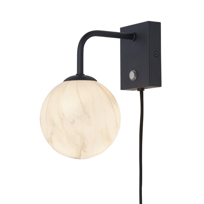 It's about RoMi Carrara Wandlamp - Zwart