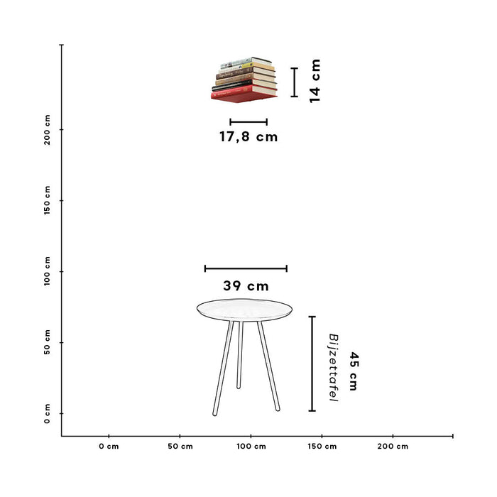 Umbra Conceal Zwevende Boekenplank 3 Stuks