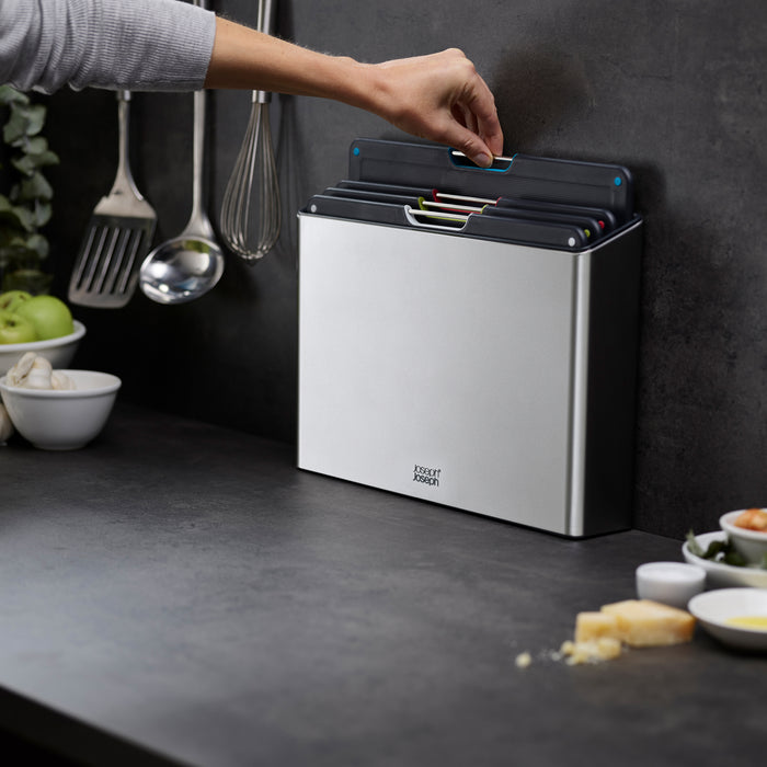 Joseph Joseph Folio Snijplanken - Set van 4 - Zwart