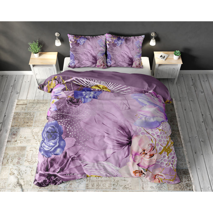 Sleeptime Dekbedovertrek Pink Flower Pink