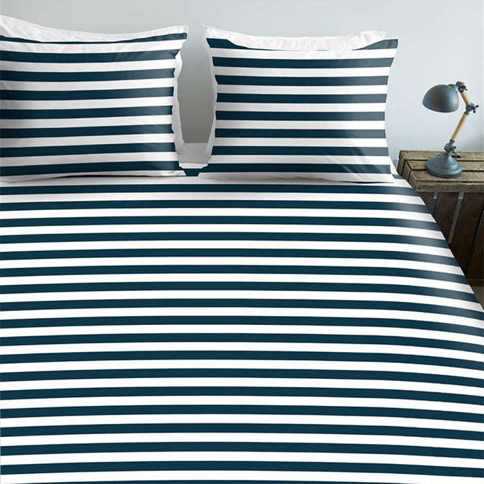 Ambiante Orsin Dekbedovertrek 240 x 200/220 cm - Donkerblauw