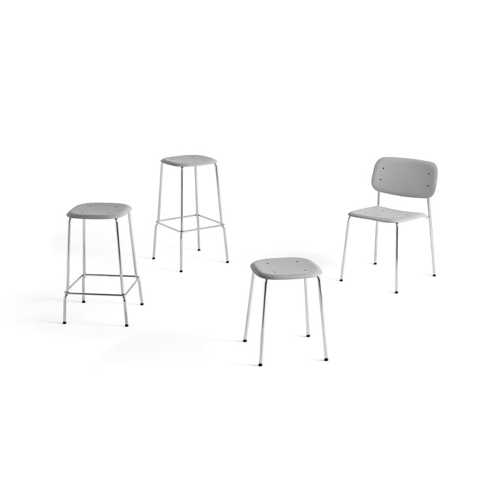 HAY Soft Edge 80 Barkruk Low H 65 cm