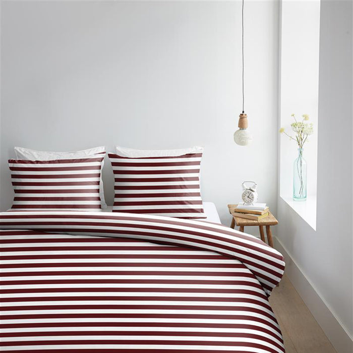 Ambiante Orsin Dekbedovertrek 240 x 200/220 cm - Donkerrood