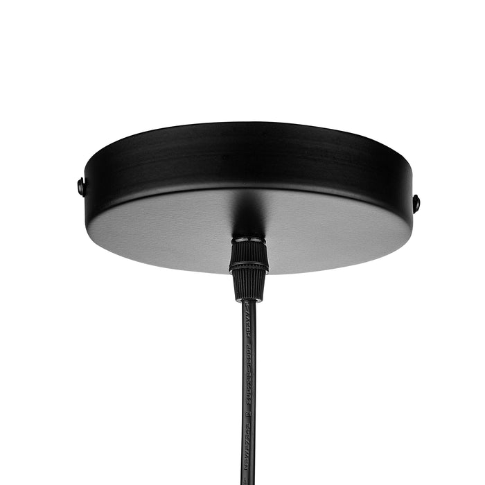 Beliani - MOLOPO - Hanglamp - Zwart - Papier touw