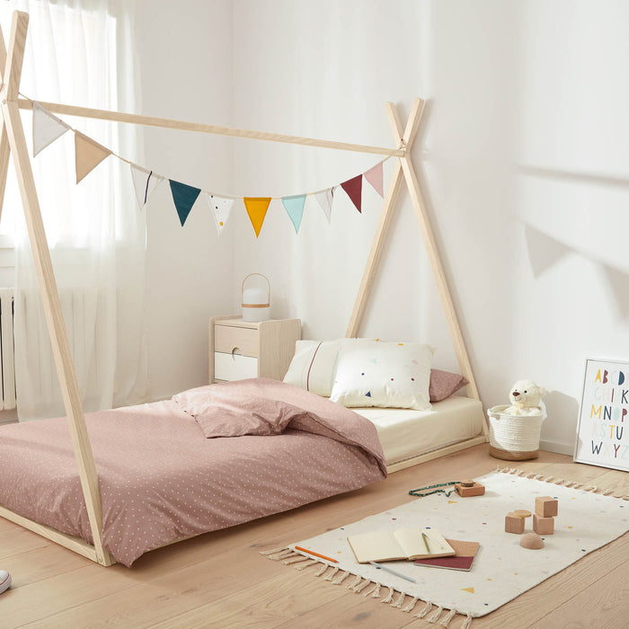 Kave Home Maralis Tipi Eenpersoonsbed 90 x 190 cm