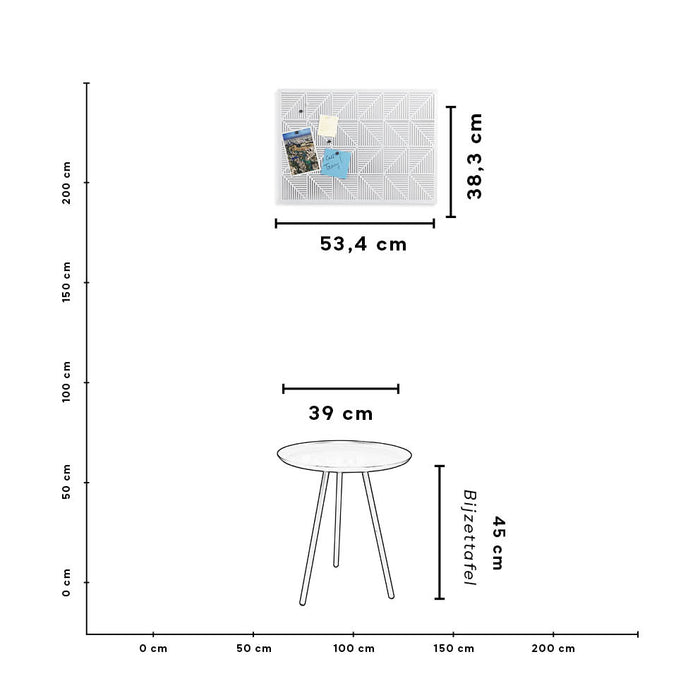 Umbra Trigon Magneet- en prikbord