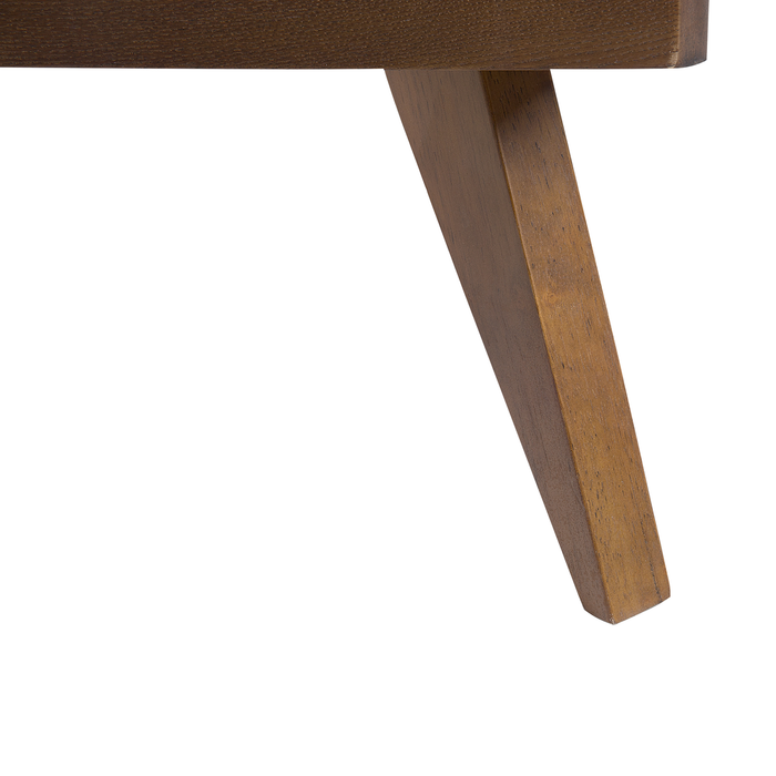 Beliani-BERRIC -Tweepersoonsbed-Donkere houtkleur-160 x 200 cm-MDF