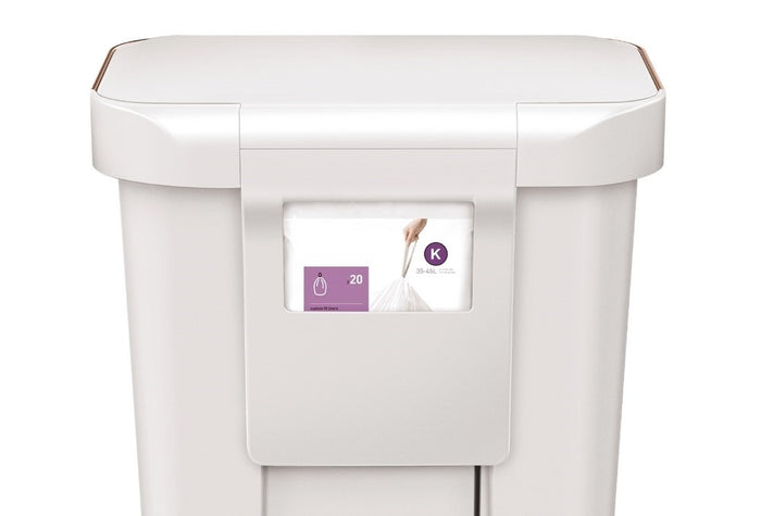 Simplehuman Rectangular Liner Pocket Pedaalemmer 45 Liter