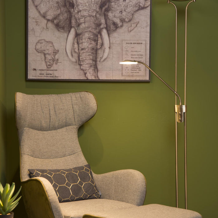 Lucide CHAMPION-LED Leeslamp - Brons