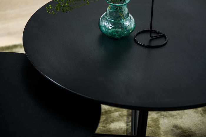 Duverger® Cross Scandinavian - Salontafels - set van 2 - rond - acacia