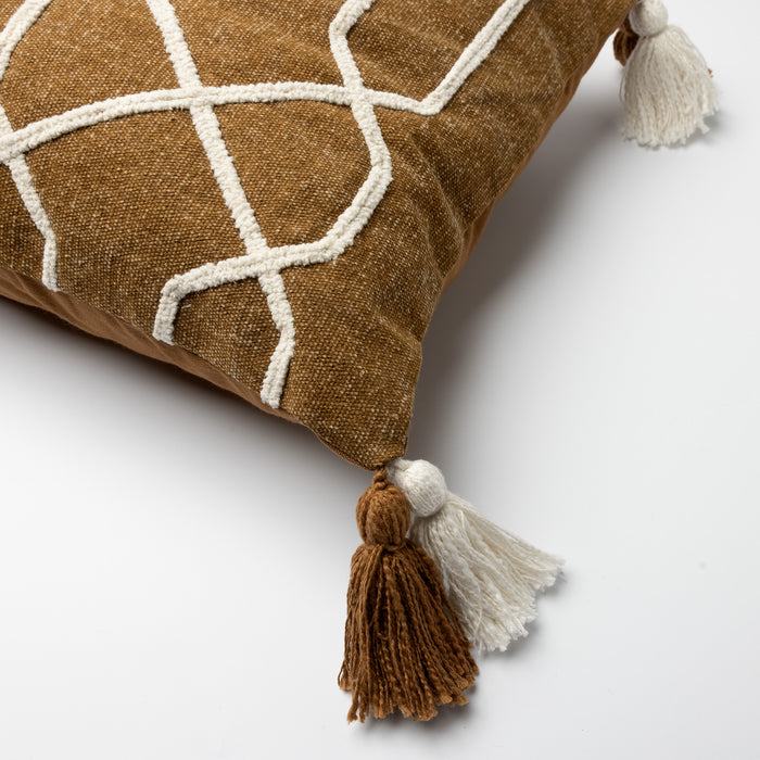 Dutch Decor Zeno kussenhoes 40x60 cm - Tobacco Brown