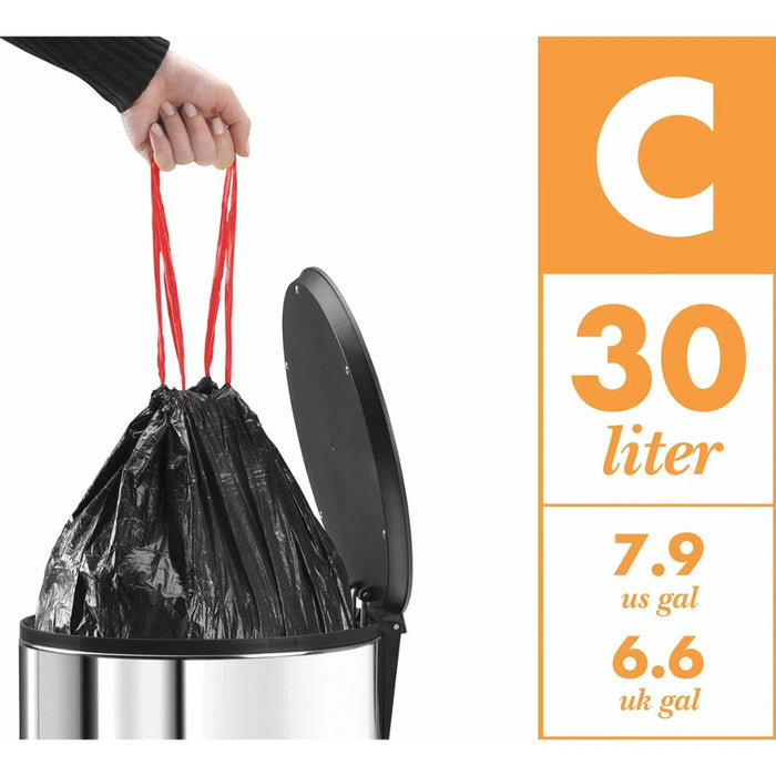 Hailo Pedaalemmer Pure maat L 25 L wit 0530-030