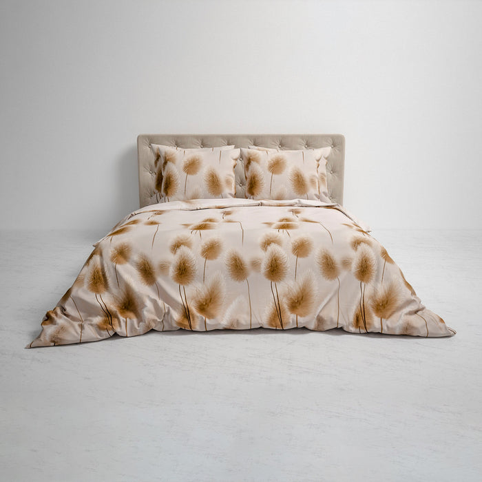 Heckett & Lane Jonas Dekbedovertrek 240 x 200TC/220 cm - Buff Beige