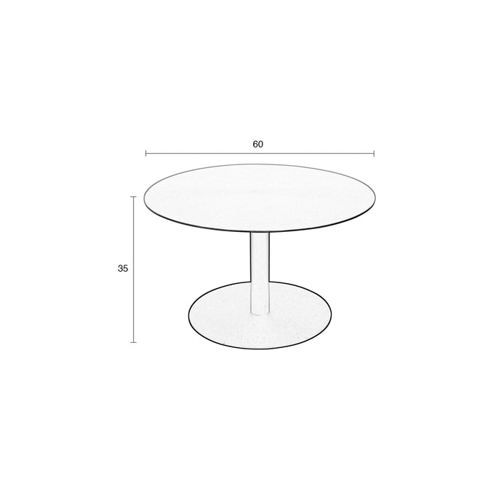 Zuiver Snow Brushed Salontafel