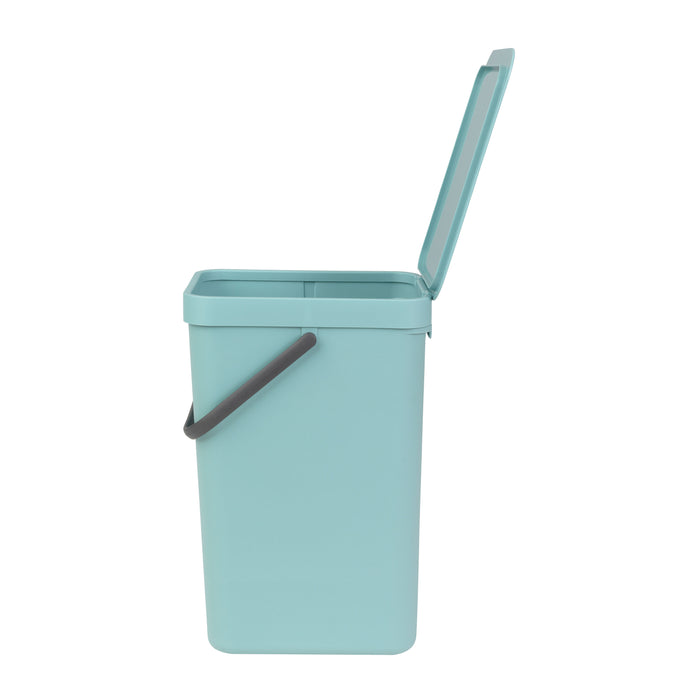 Brabantia Sort & Go Afvalemmer / Opberger 16 L - Lichtblauw
