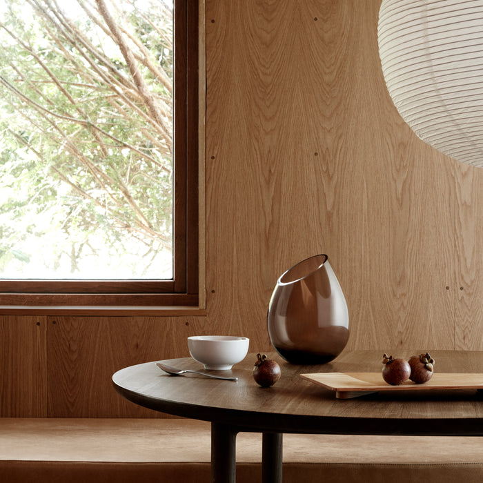 Blomus Drop Vaas Ø 12,5 cm - Coffee