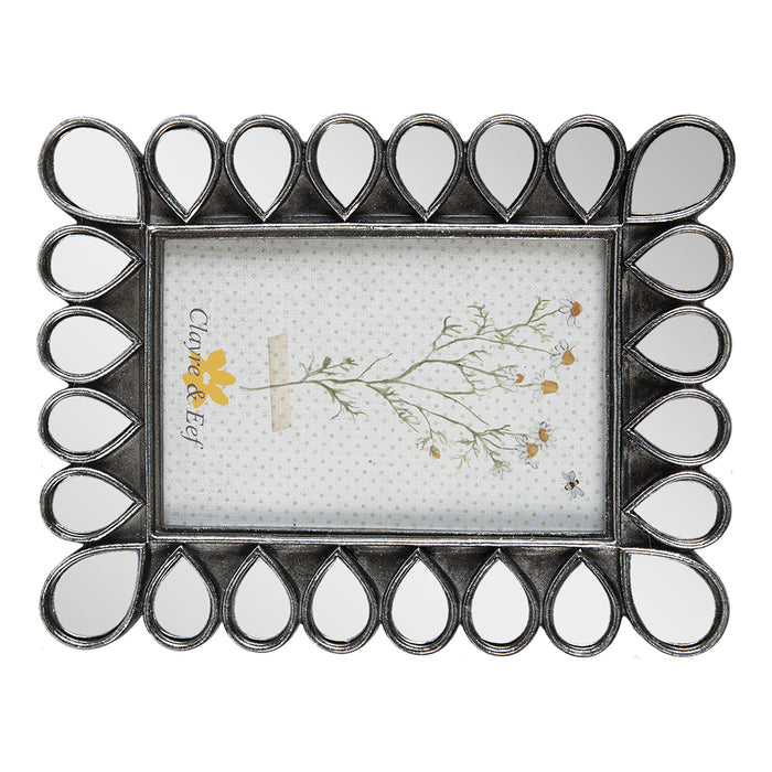 Clayre & Eef Fotolijst 10x15 cm Zwart Polyresin