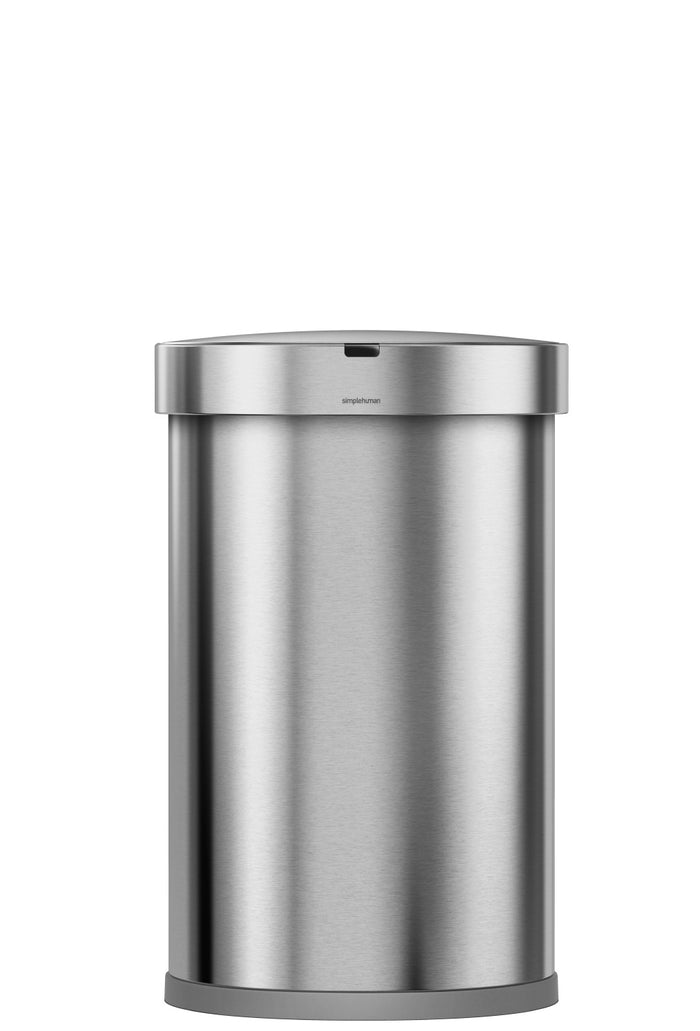 Simplehuman Semi-Round Liner Pocket Sensor Afvalemmer 45 Liter