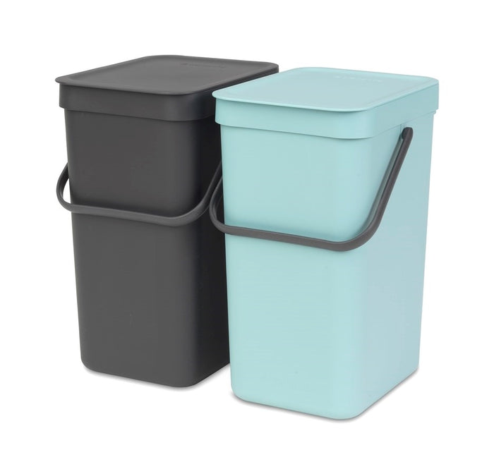 Brabantia Sort & Go Inbouwemmer 2 x 12 L