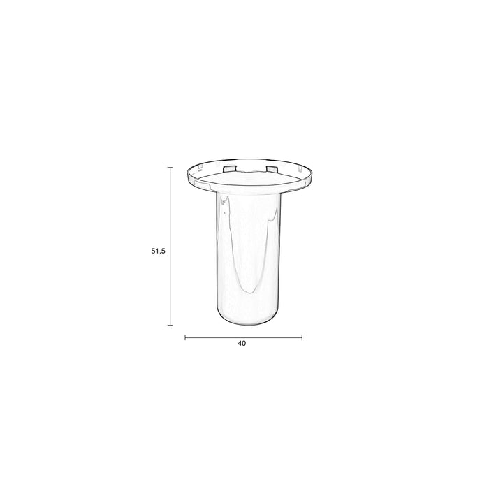 Zuiver Shiny Bomb Bijzettafel