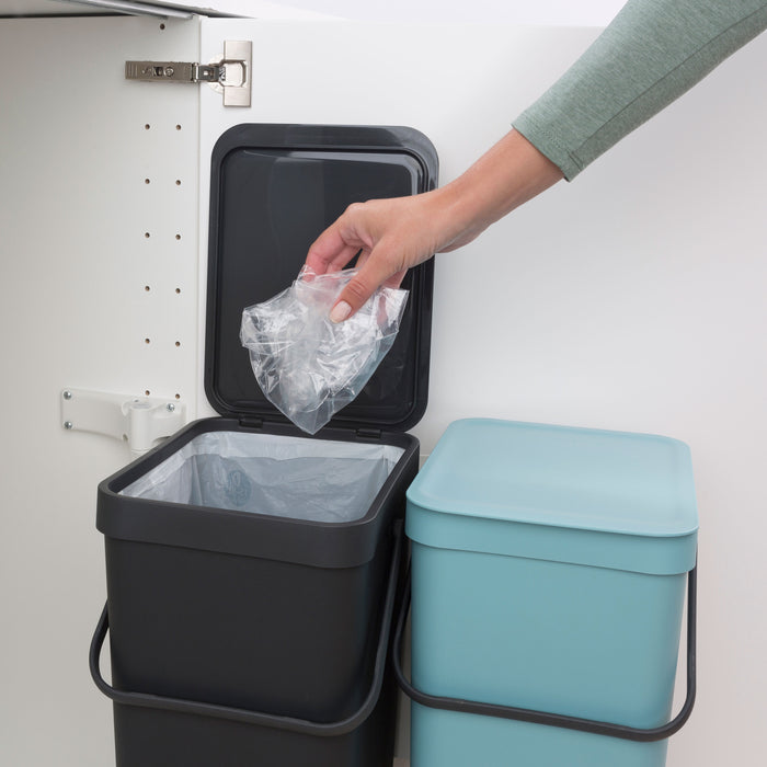 Brabantia Sort & Go Inbouwemmer 32 Liter (2x16 L)