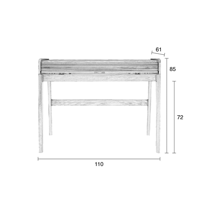 Zuiver Barbier Bureau - Zwart