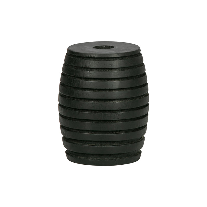 WOOOD Exclusive Zuri Kandelaren - Hout - Zwart - Set van 2