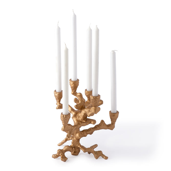 POLSPOTTEN Apple Tree Kandelaar S - Goud