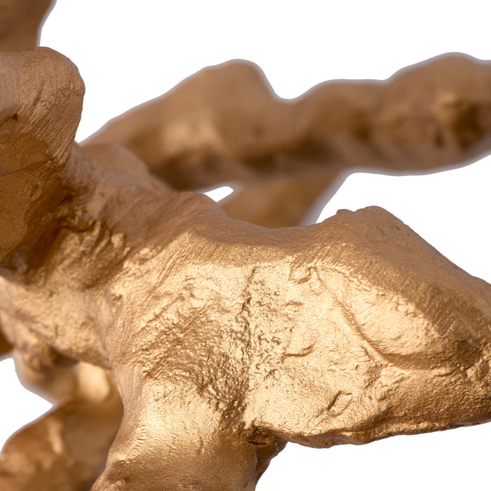 POLSPOTTEN Apple Tree Kandelaar S - Goud