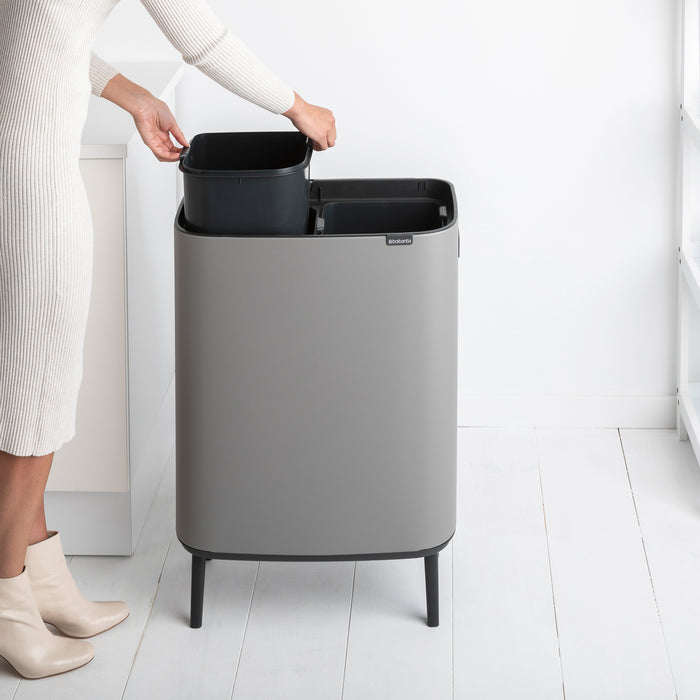 Brabantia Bo Touch Bin Hi 60 Liter (2x30 Liter)