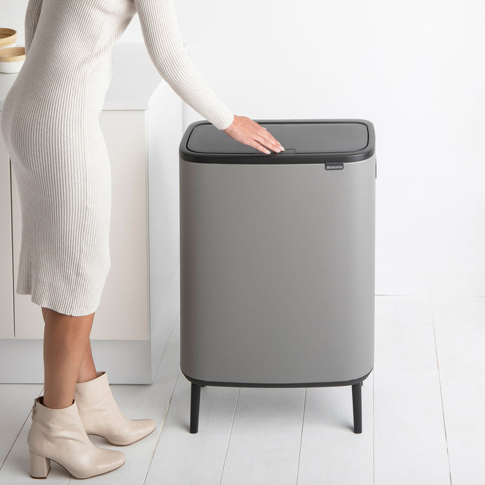 Brabantia Bo Touch Bin Hi 60 Liter (2x30 Liter)