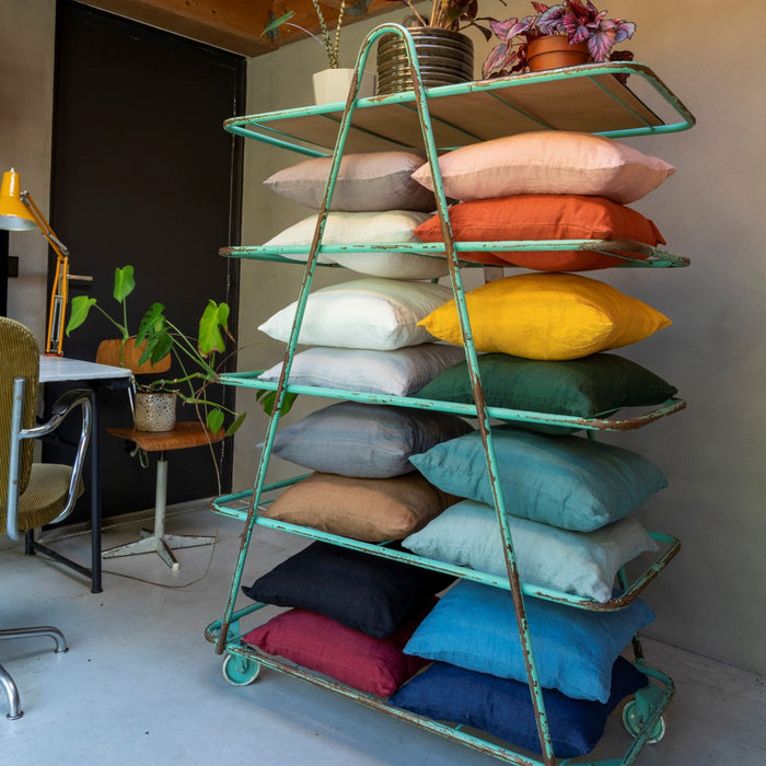 Dutch Decor kussenhoes LINN - 45x45 cm Provincial Blue