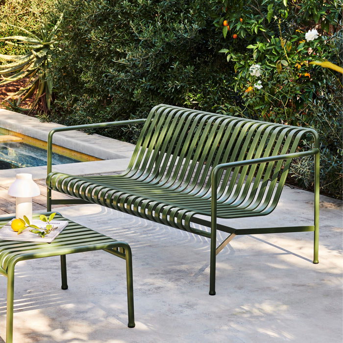 HAY Palissade Lounge 2,5-zitsbank Low - Olijfgroen
