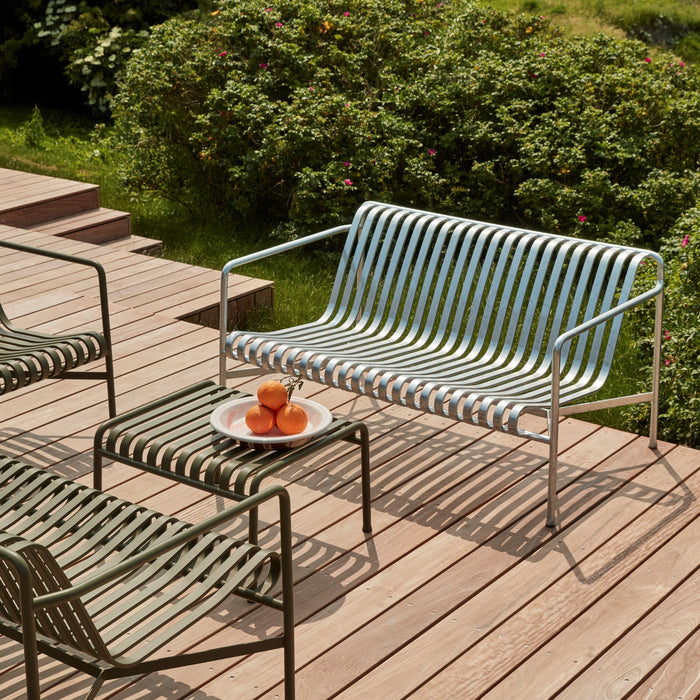 HAY Palissade Lounge 2,5-zitsbank Low - Lichtgrijs