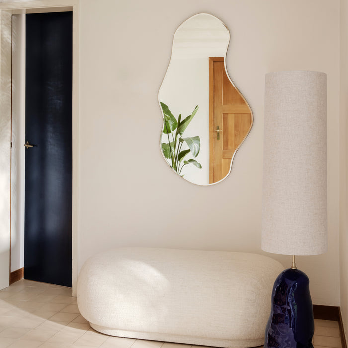 Ferm Living Pond Spiegel - Large - Brass Frame