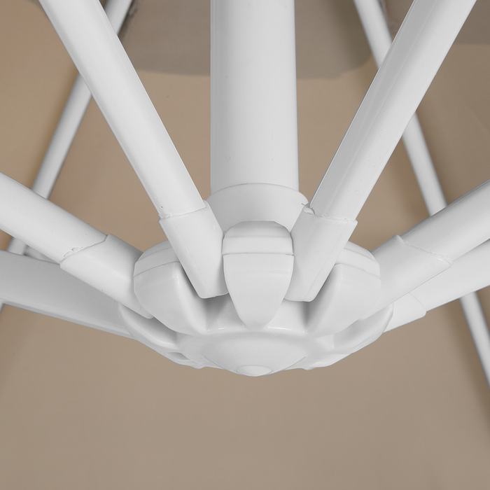 Beliani - MONZA - Zweefparasol - Beige - Polyester