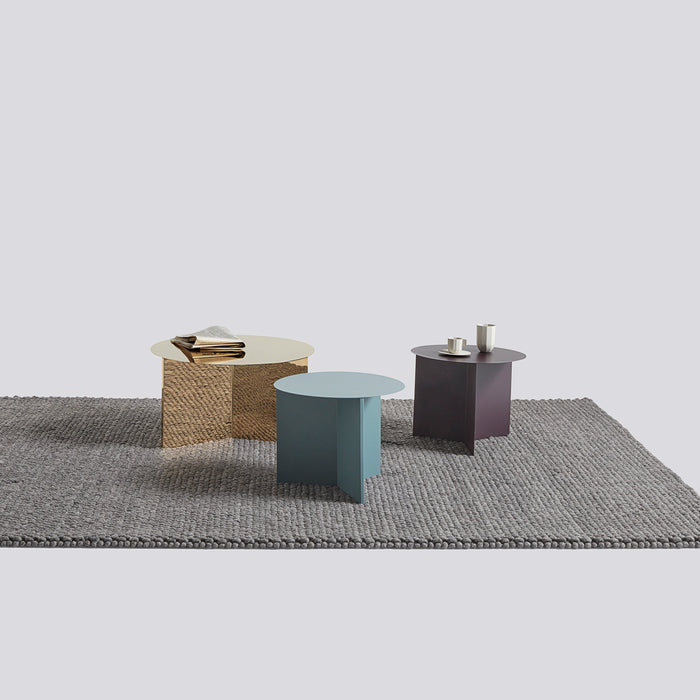 HAY Slit Table Round Bijzettafel Ø 45 cm - Zwart