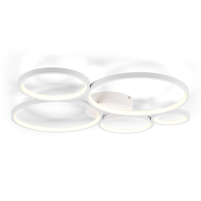 Trio Rondo Plafonnière - Mat wit