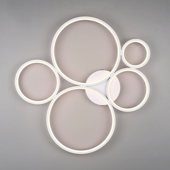 Trio Rondo Plafonnière - Mat wit