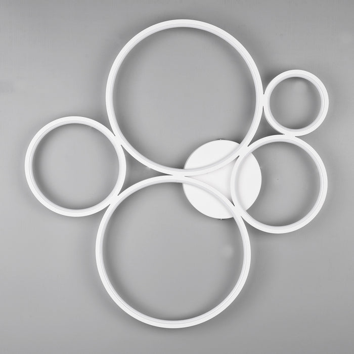 Trio Rondo Plafonnière - Mat wit