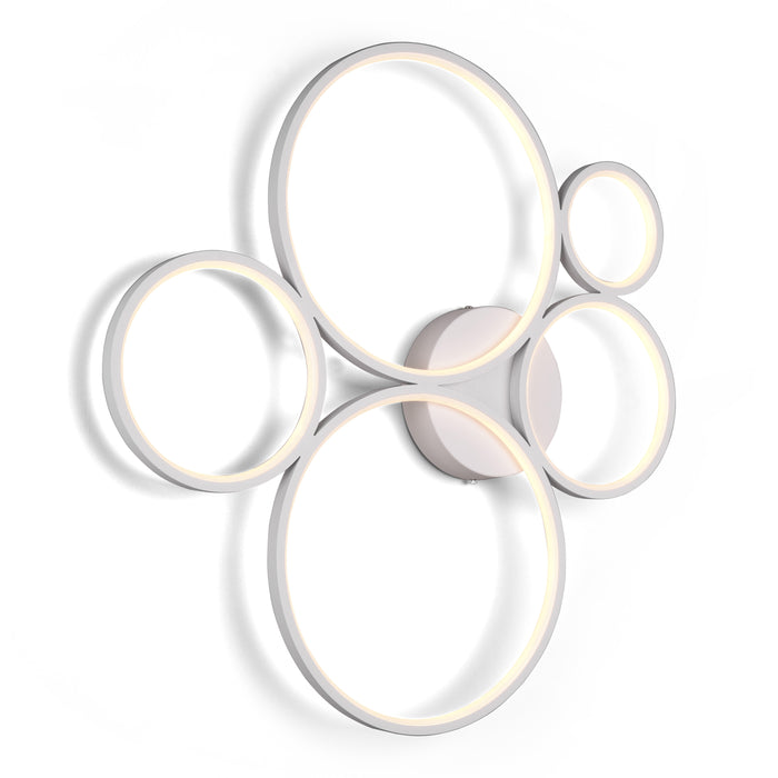 Trio Rondo Plafonnière - Mat wit