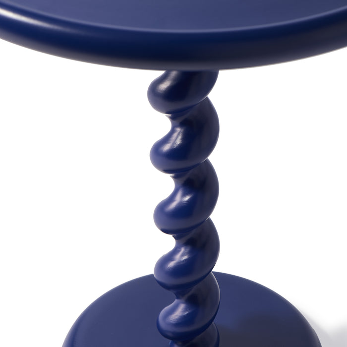 POLSPOTTEN Twister Bijzettafel - Kobaltblauw