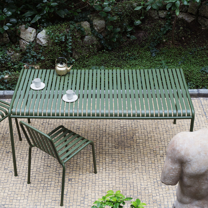 HAY Palissade Tuintafel 170 x 90 cm - Olijfgroen