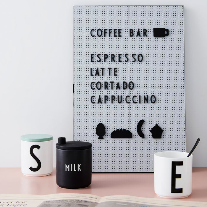 Design Letters Party Icons voor Letterbord