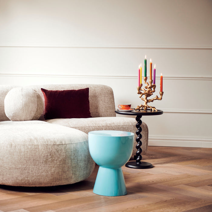 POLSPOTTEN Twister Bijzettafel - Zwart