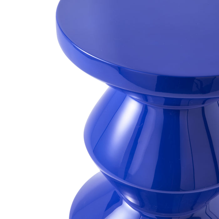 POLSPOTTEN Zig Zag Bijzettafel - Kobaltblauw