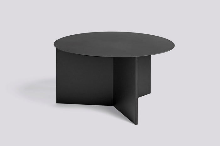 HAY Slit Table Round XL Bijzettafel - Ø 65 cm - Zwart