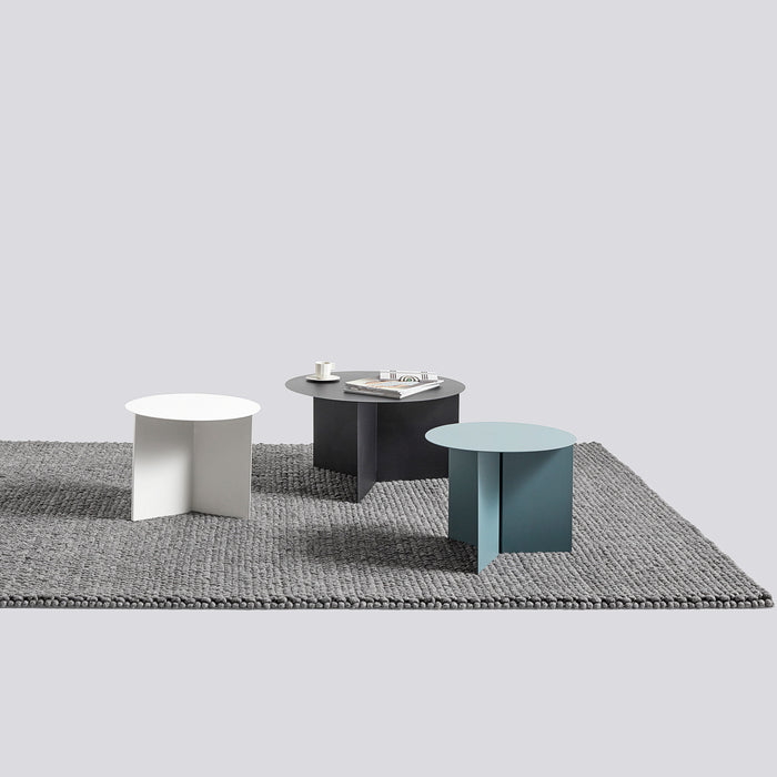 HAY Slit Table Round XL Bijzettafel - Ø 65 cm - Wit