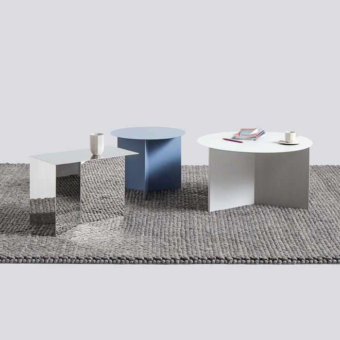 HAY Slit Table Round XL Bijzettafel - Ø 65 cm - Zwart