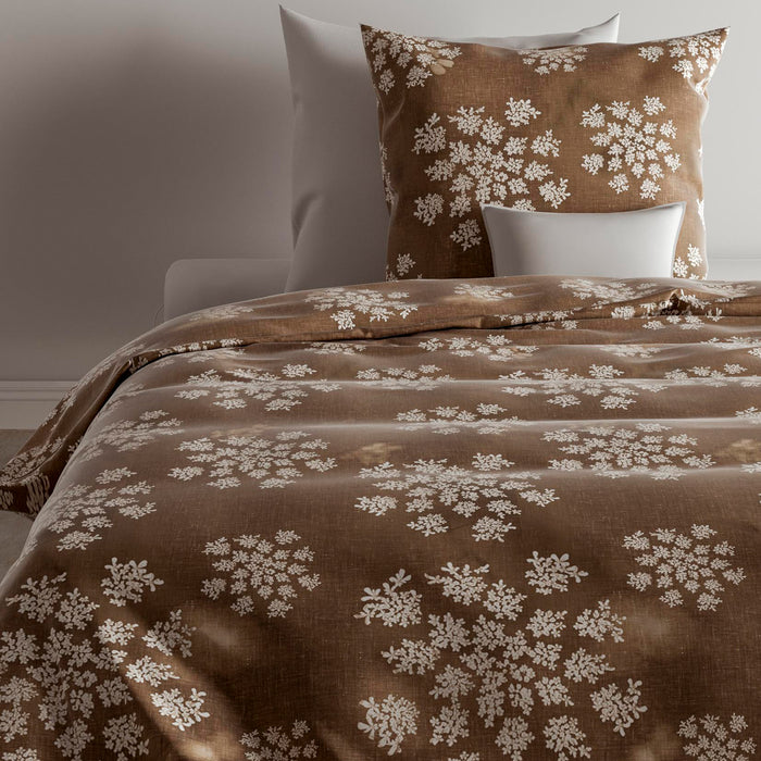 Zo! Home Basset Dekbedovertrek 140 x 200TC/220 cm - Taupe